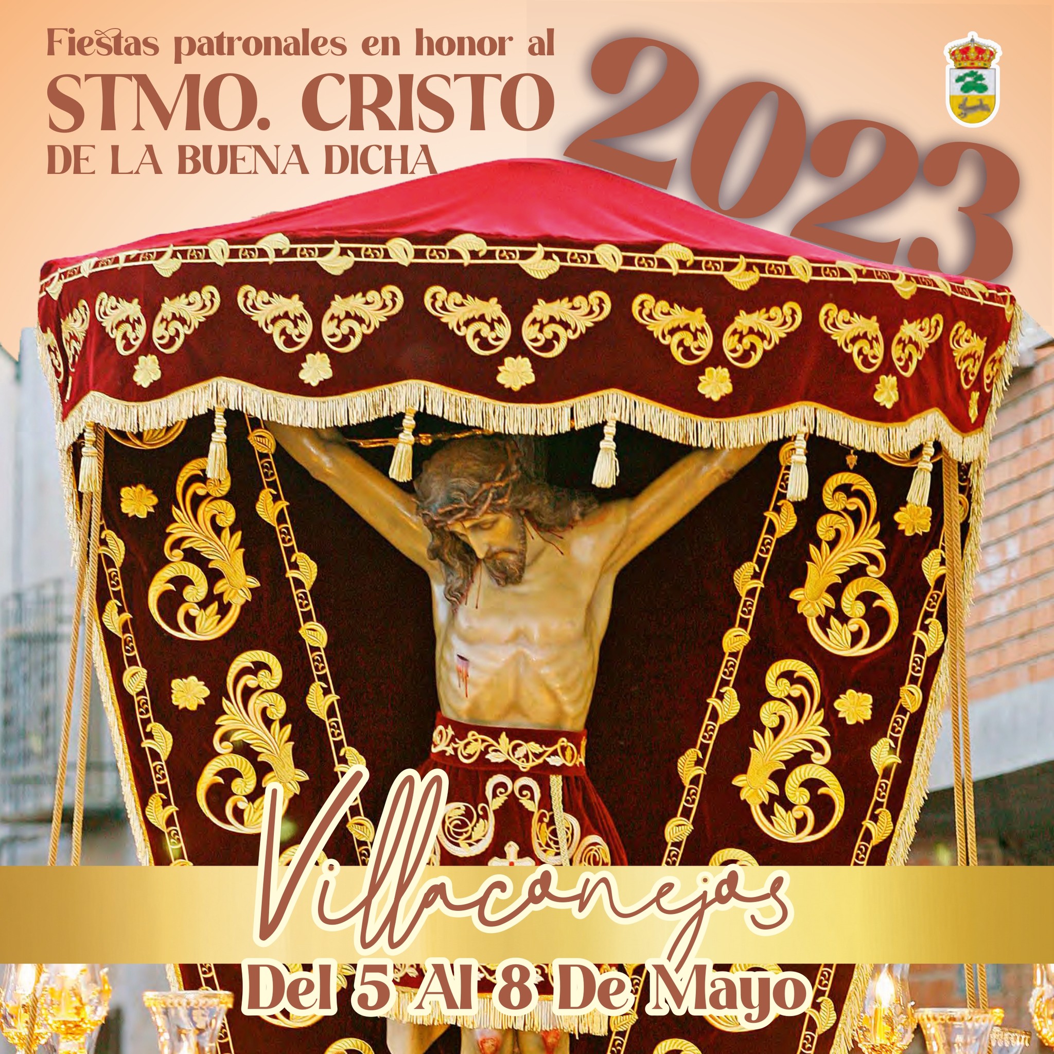 Fiestas patronales en honor al Santísimo Cristo de la Buena Dicha 2023 Villaconejos